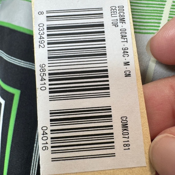 Diesel Geometric Retro Top Green - Picture 8 of 13